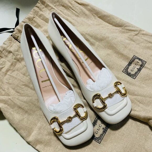 NIB Gucci Women's Ballet Flat with Horse Horsebit Shoes - Picture 5 of 6